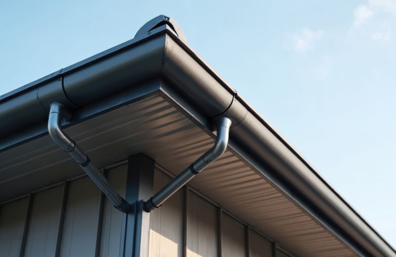 Church Gutter Installation detail