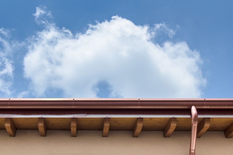 Copper Downspout Installation detail