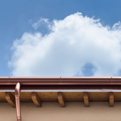 Copper Gutter Replacement detail