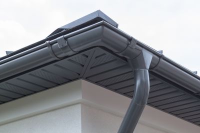Plastic Downspout Installation detail